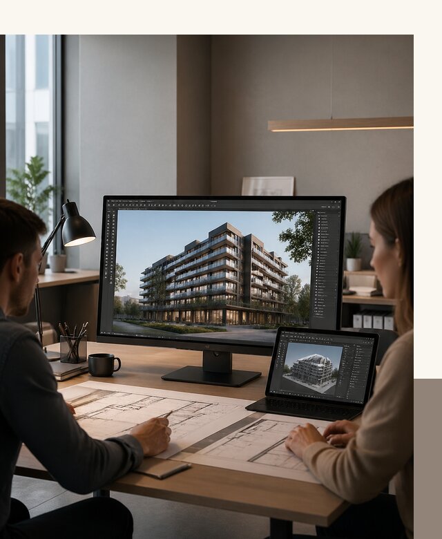 3D визуализация архитектуры и объектов строительства в Отрадном